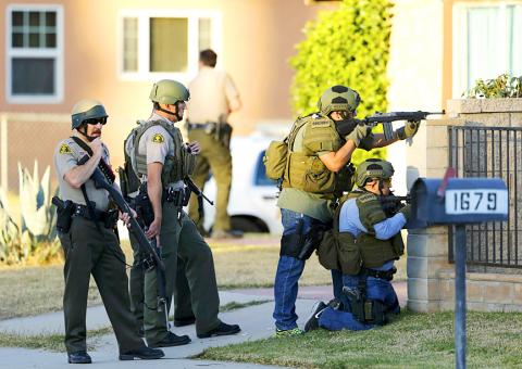 Fourteen killed in California shooting - Taipei Times