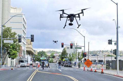 NASA’s first-of-kind tests look to manage drones in cities - Taipei Times
