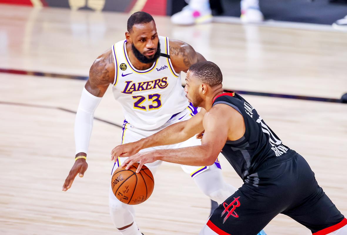 Lakers defeat Rockets to end decade-long drought - Taipei Times