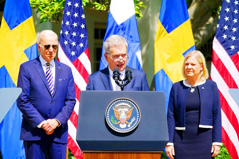 US Senate ratifies NATO bids of Finland and Sweden - Taipei Times