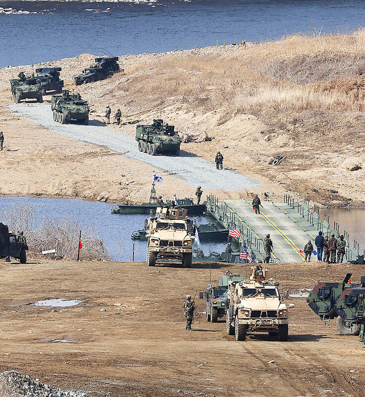 US, S Korea hold drills after missile test - Taipei Times