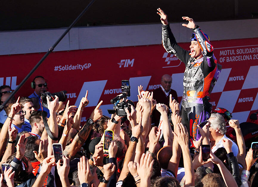 Jorge Martin wins first MotoGP championship - Taipei Times