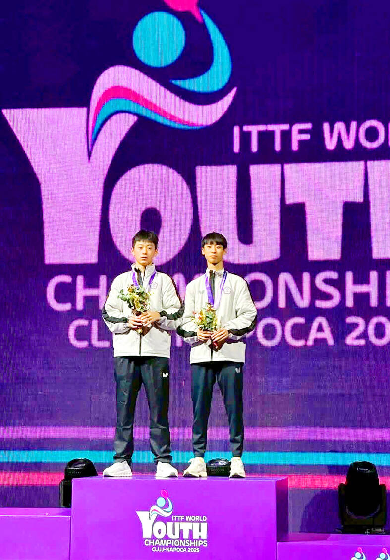 Taiwanese teens bag table tennis gold in Romania