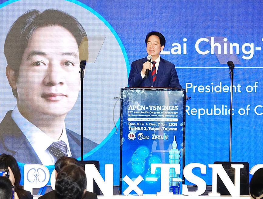 Taiwan expanding home dialysis: Lai