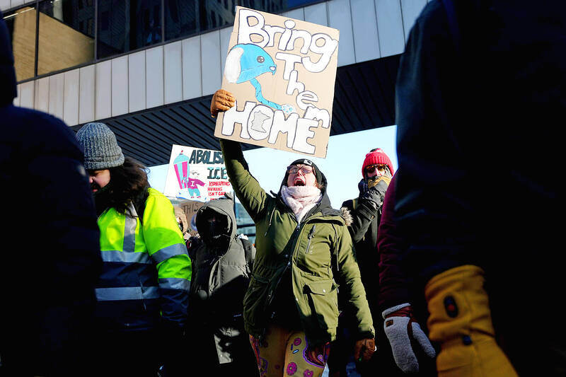 Minnesotans protest ICE crackdown