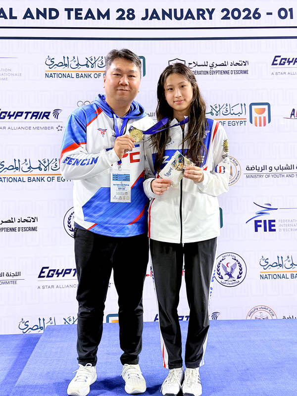 Taiwanese fencer poised to reach No. 1 in category