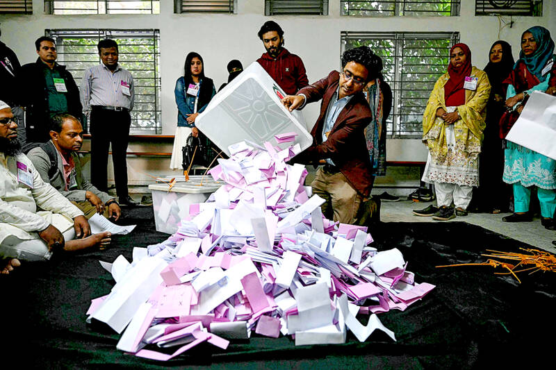 Counting starts after polls close in Bangladesh
