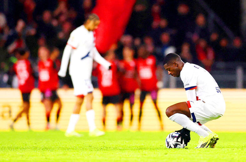 PSG stunned by rampant Stade Rennais