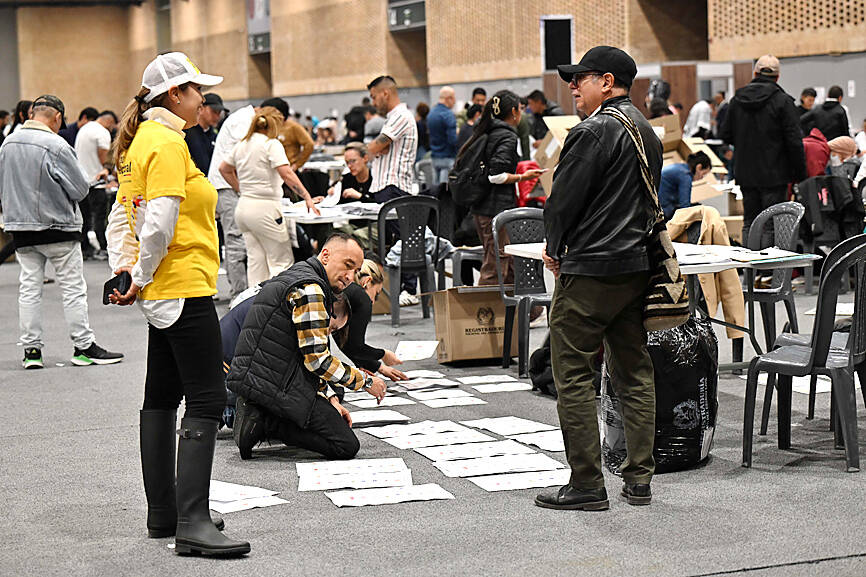 Initial results show Colombia Congress to remain divided