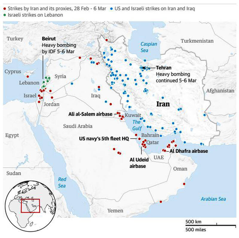 Global stability threatened as war with Iran ignites Middle East  對伊朗戰爭點燃中東 衝擊全球穩定