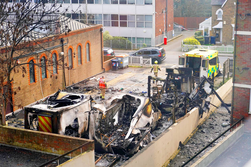 UK probes attack on Jewish ambulances