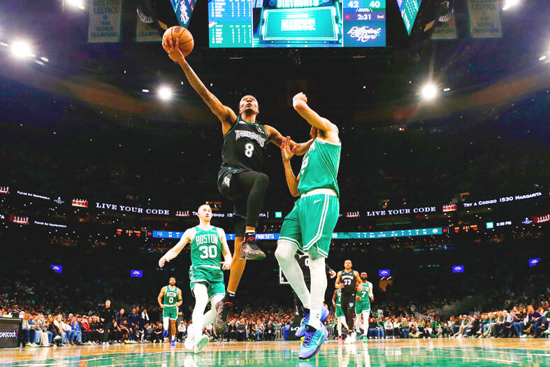 Timberwolves rally past Celtics, Nuggets sink Blazers