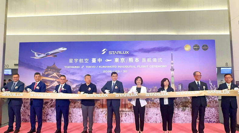 Starlux launches Japan flights from Taichung