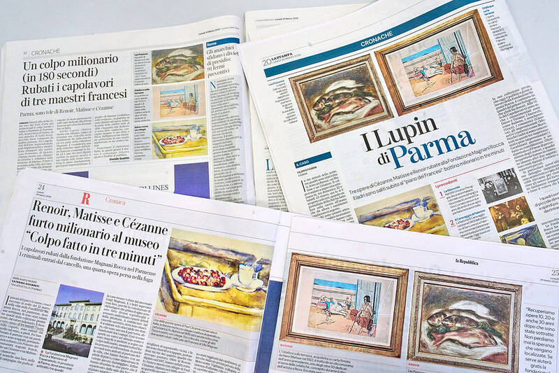 Paintings by Renoir, Cezanne and Matisse stolen from Italian museum