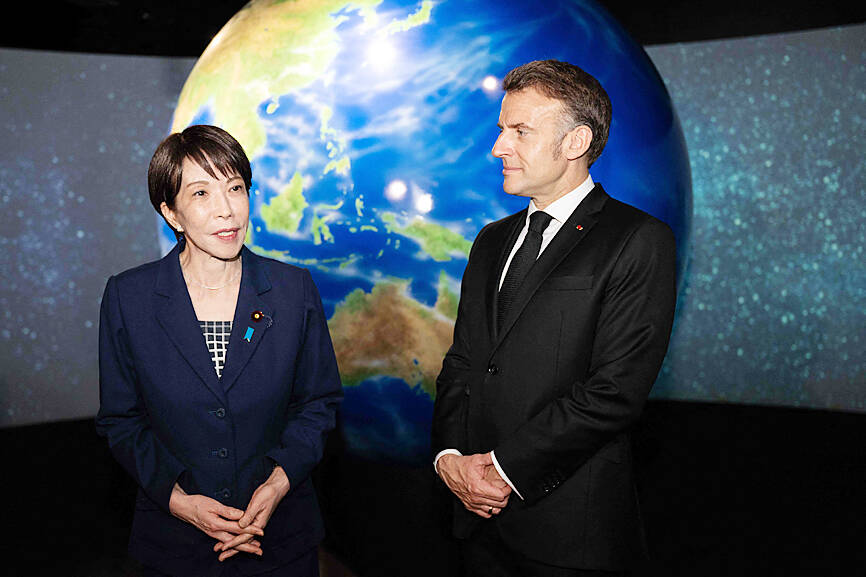 Takaichi and Macron discuss cross-strait peace