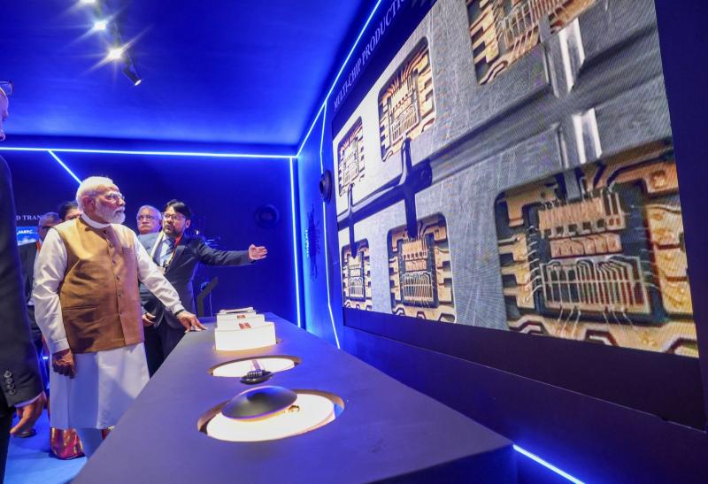 Modi inaugurates Kaynes semiconductor plant