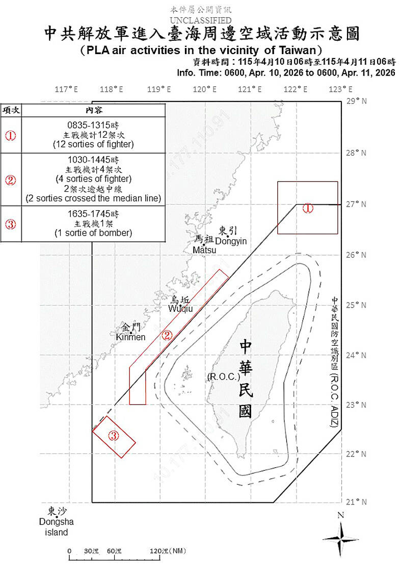 Taiwan spots China warplanes amid Cheng-Xi meet