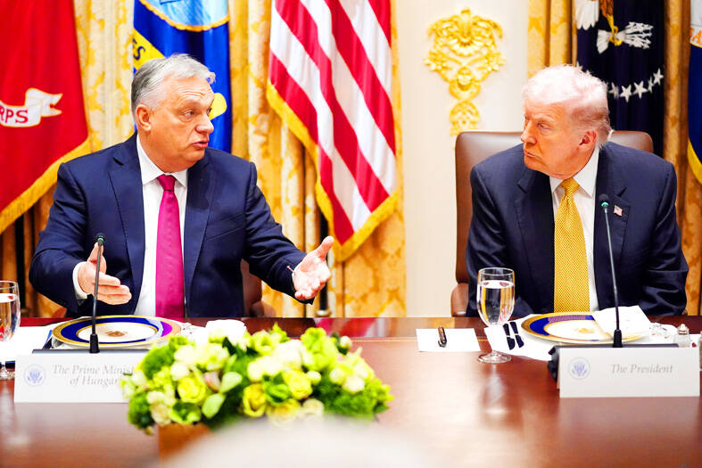Trump vows US ‘economic might’ if Orban wins vote