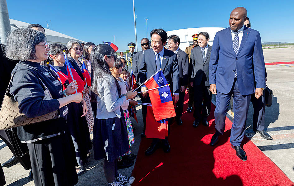 Lai heads home after visit to Eswatini