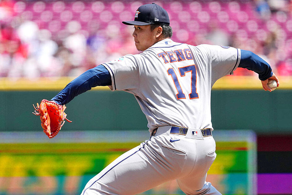 Astros’ Teng Kai-wei takes loss in start against Reds