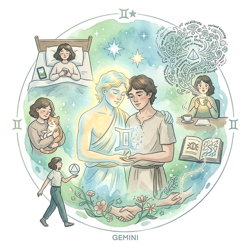 The Gemini recalibration