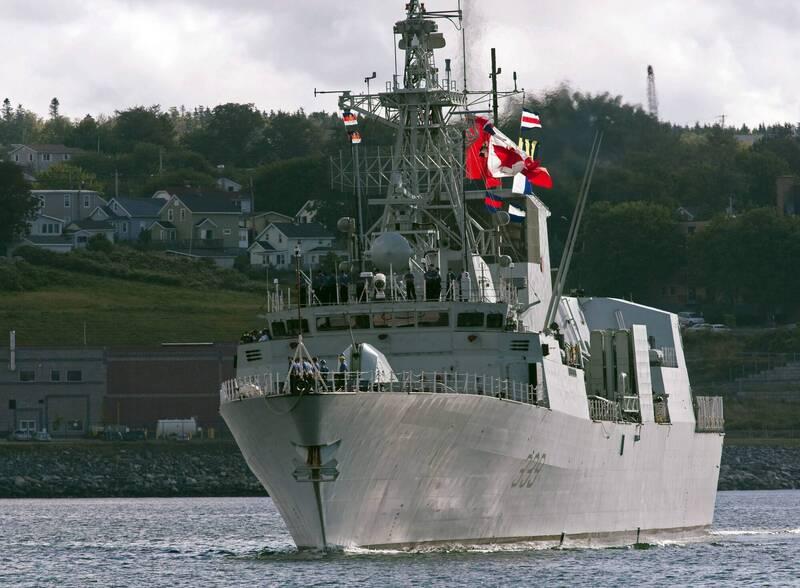 Canadian warship transits Taiwan Strait ahead of Chinese minister’s visit