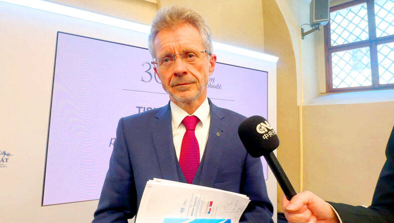 Taipei and Prague should back each other, Vystrcil says