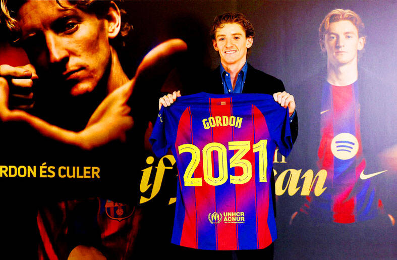 Barcelona sign winger Gordon from Newcastle