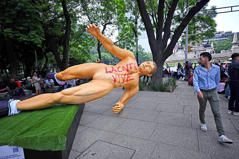 Pre-world cup protest