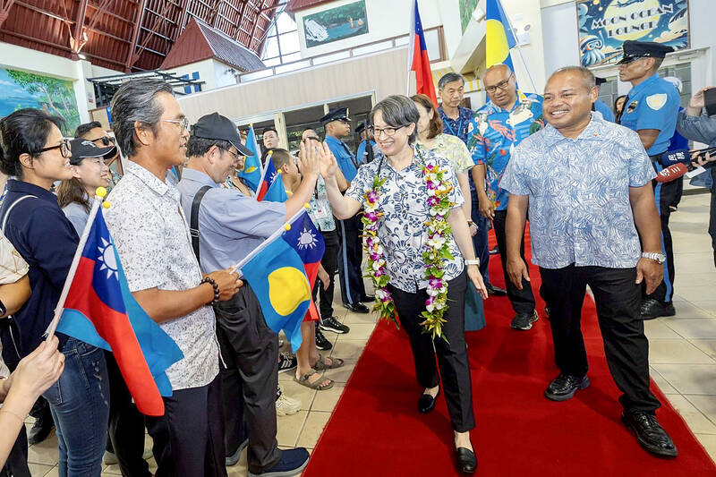 VP Hsiao Bi-khim visiting Palau to strengthen ties