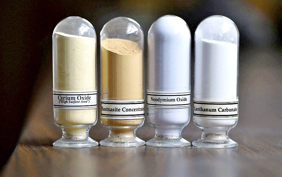 Taiwan key for rare earths: think tank
