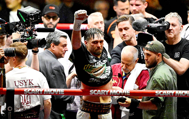 Heavyweight champion Usyk says vacating heavyweight world title belts