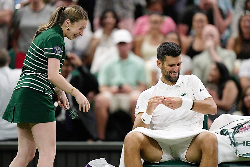 Novak Djokovic pranks ball girl, then outclasses Stefanos Tsitsipas to reach Round 3