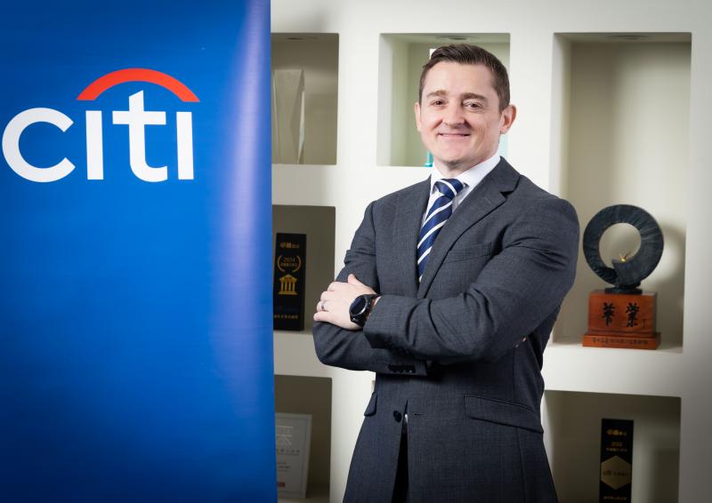 Mark Attard, Head of Digital Assets and Client Relationships for Citi Services business, poses for a photograph.Photo courtesy of Citi