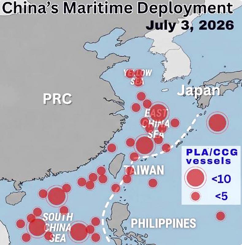 Chinese naval activitytrending upward