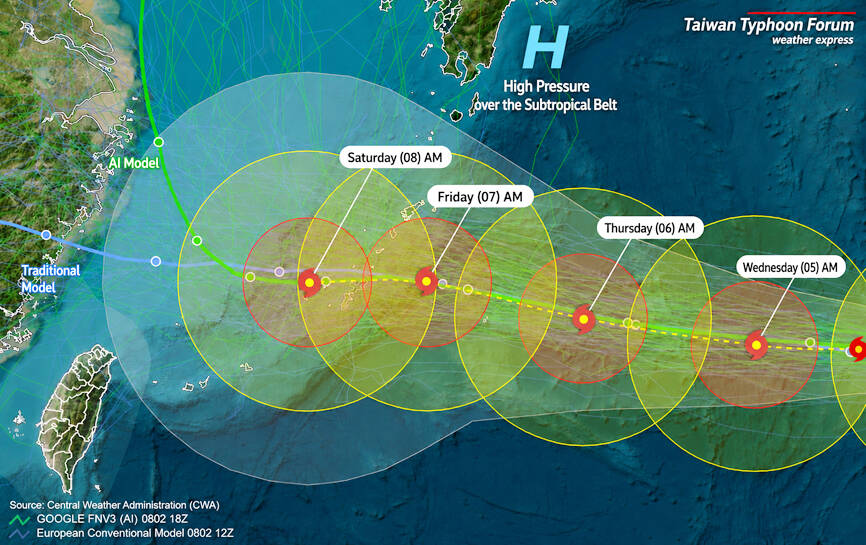 Taiwan May Issue Sea Warning for Typhoon Dolphin by Friday Afternoon