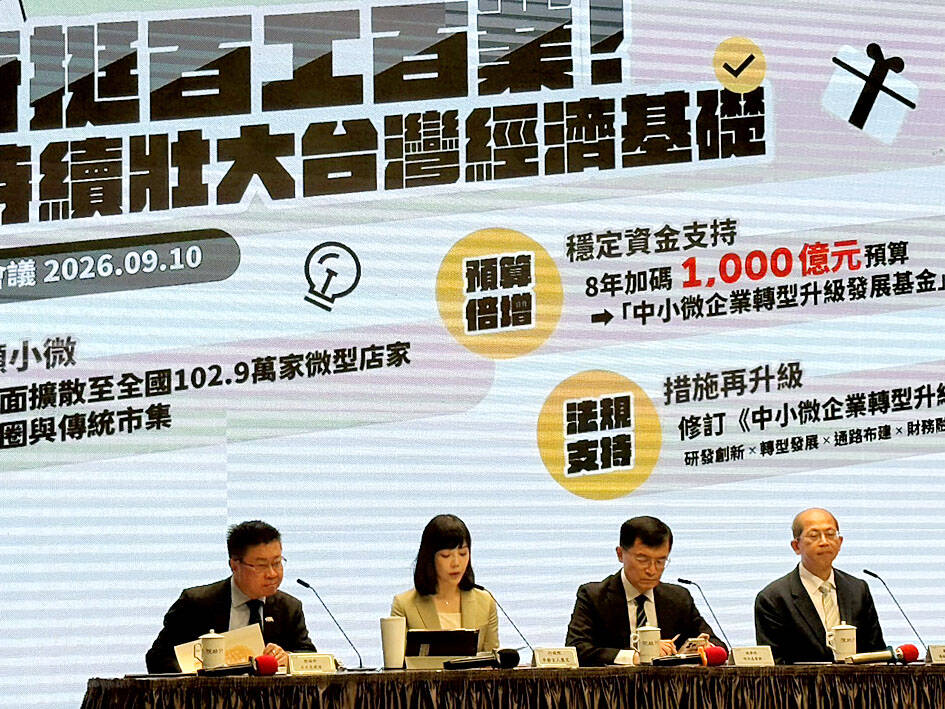 Cabinet approves draft for NT$100bn MSME program