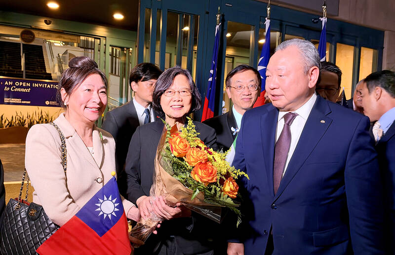 Tsai receives warm welcome in San Francisco